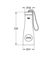 BOTELLA CRISTAL GROHE BLUE